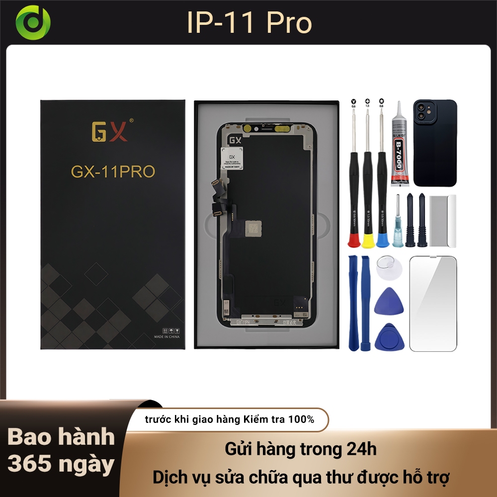 หน้าจอ GX-OLED ของแท้เข้ากันได้กับ IP 11 Pro มาพร้อมชุด 12T