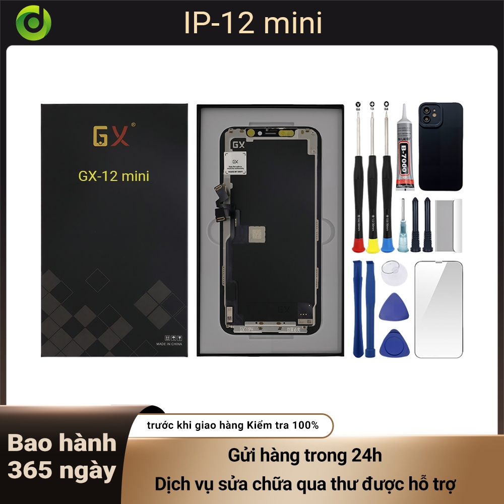 หน้าจอ GX-OLED ของแท้เข้ากันได้กับ IP 12 mini พร้อมชุด 12T