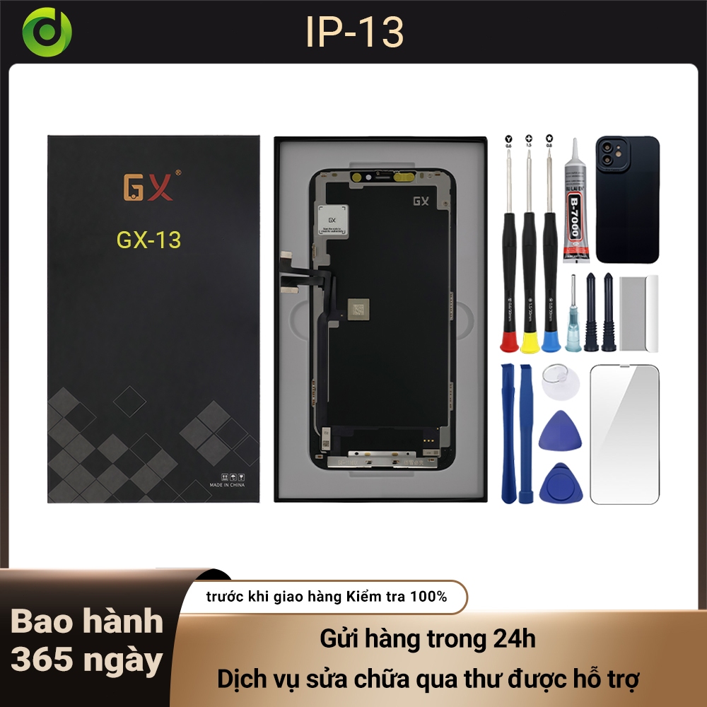 จอ GX-OLED ของแท้เข้ากันได้กับ IP 13 มาพร้อมชุด 12T