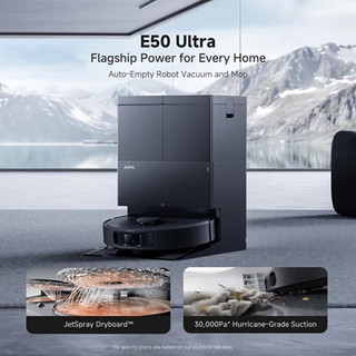 Robot Hút Bụi Lau Nhà Mova E50 ULTRA Bảo Hành 36 Tháng - Hàng Chính Hãng Thời Đại Công Nghệ Cực Phóng Khoáng