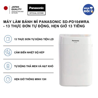 [LIVESTREAM] Máy Làm Bánh Mì Panasonic SD-P104WRA/SD-PD100WRA đa dạng thực đơn tự động - Hàng chính hãng