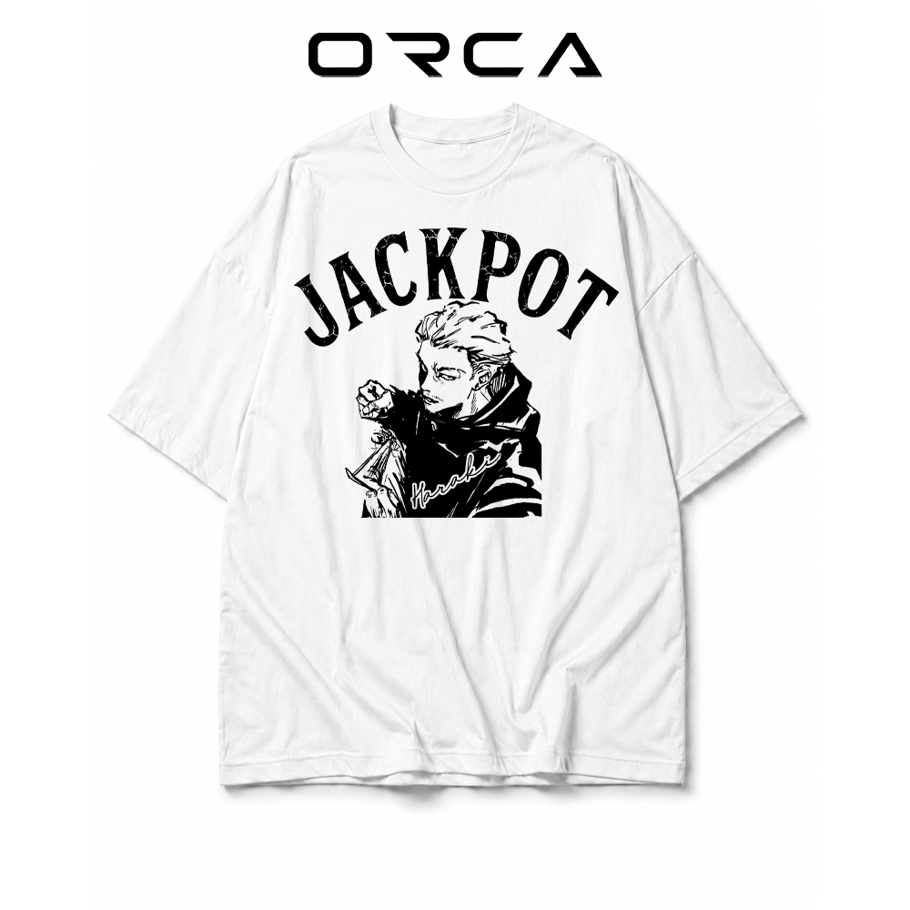 เสื้อยืด Orca พิมพ์ลาย Kinji Hakari Jujutsu Kaisen - ผ้าคอตตอนคุณภาพสูง - ORCA667