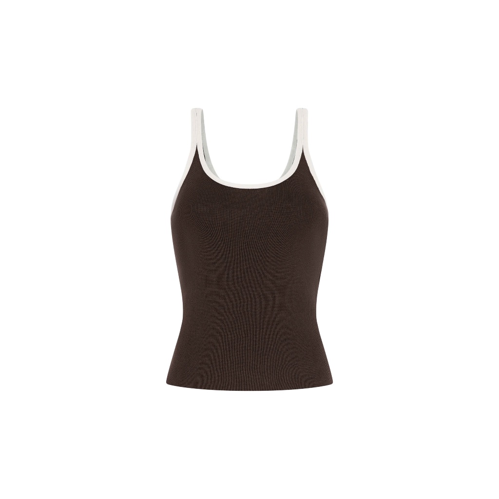 RUBIES Chio Top - เสื้อถักลาย้เหนียวของผู้หญิงพร้อมสายคล้องคอ U 2 เส้น