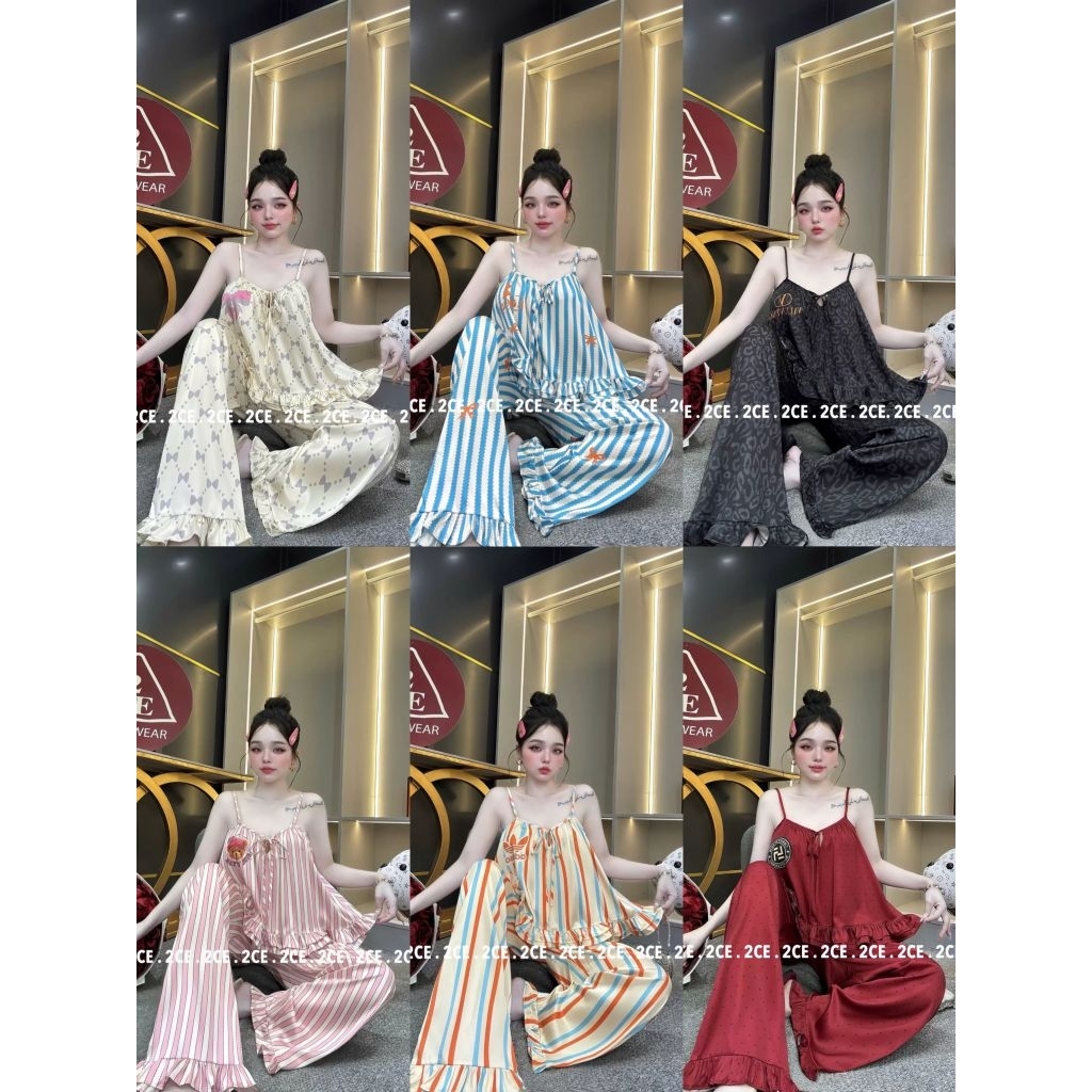 [2CE]SET 2 SMOOTH SILK STRAPS DESIGNED