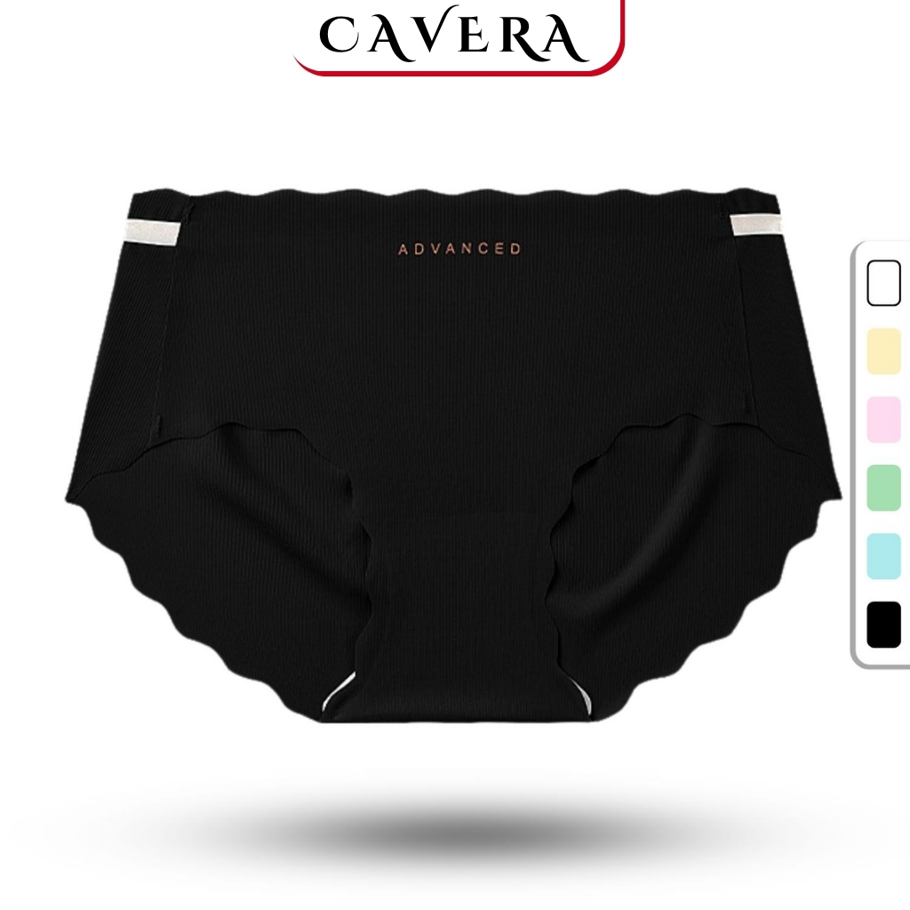 กางเกงชั้นในสตรีไร้ตะเข็บเอวสูง, ชุดชั้นในสตรีนุ่มและยืดหยุ่น CAVERA VNL8368