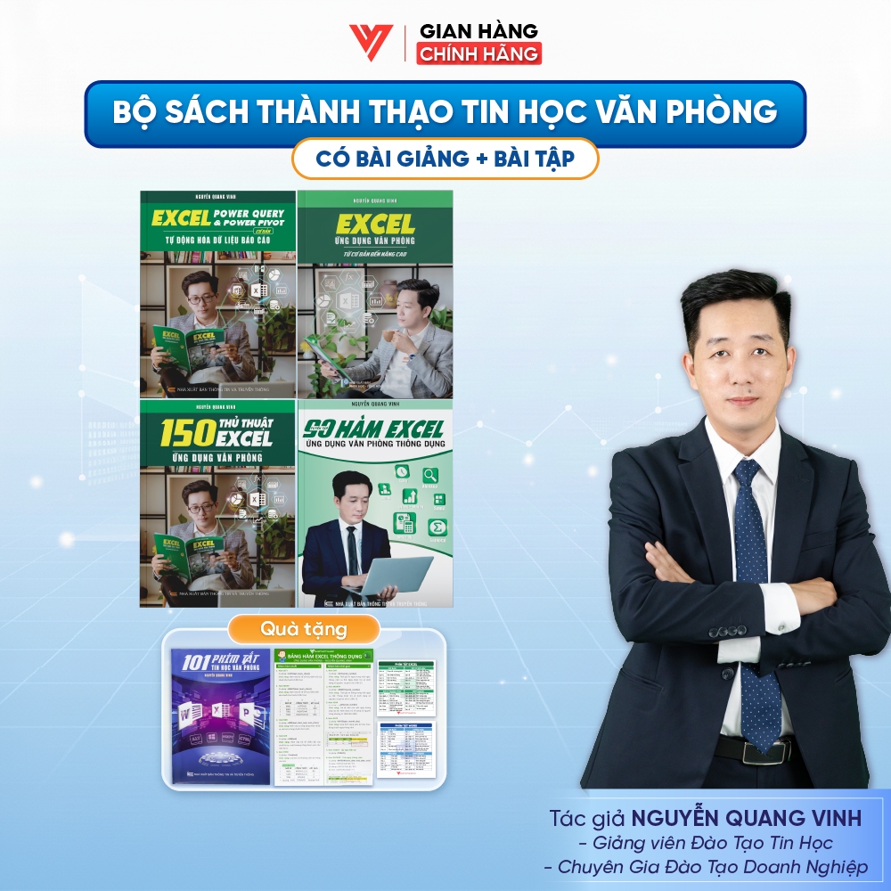 Combo หนังสือ Excel 4 เล่มสําหรับการใช้งานสํานักงาน - 150 เคล็ดลับ Excel - Power Query & Power Pivot