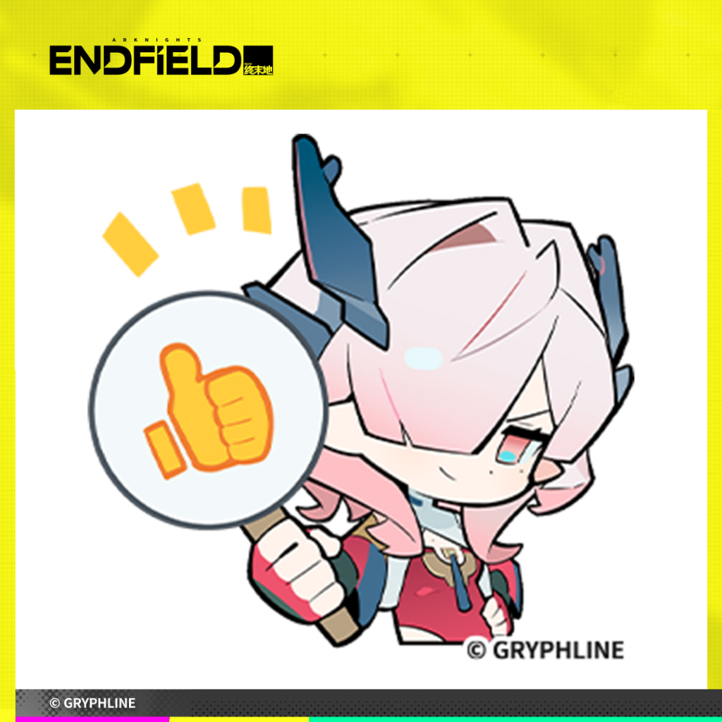 สติ๊กเกอร์ Arknights Endfield - สติ๊กเกอร์ Mi Fu และ Camille