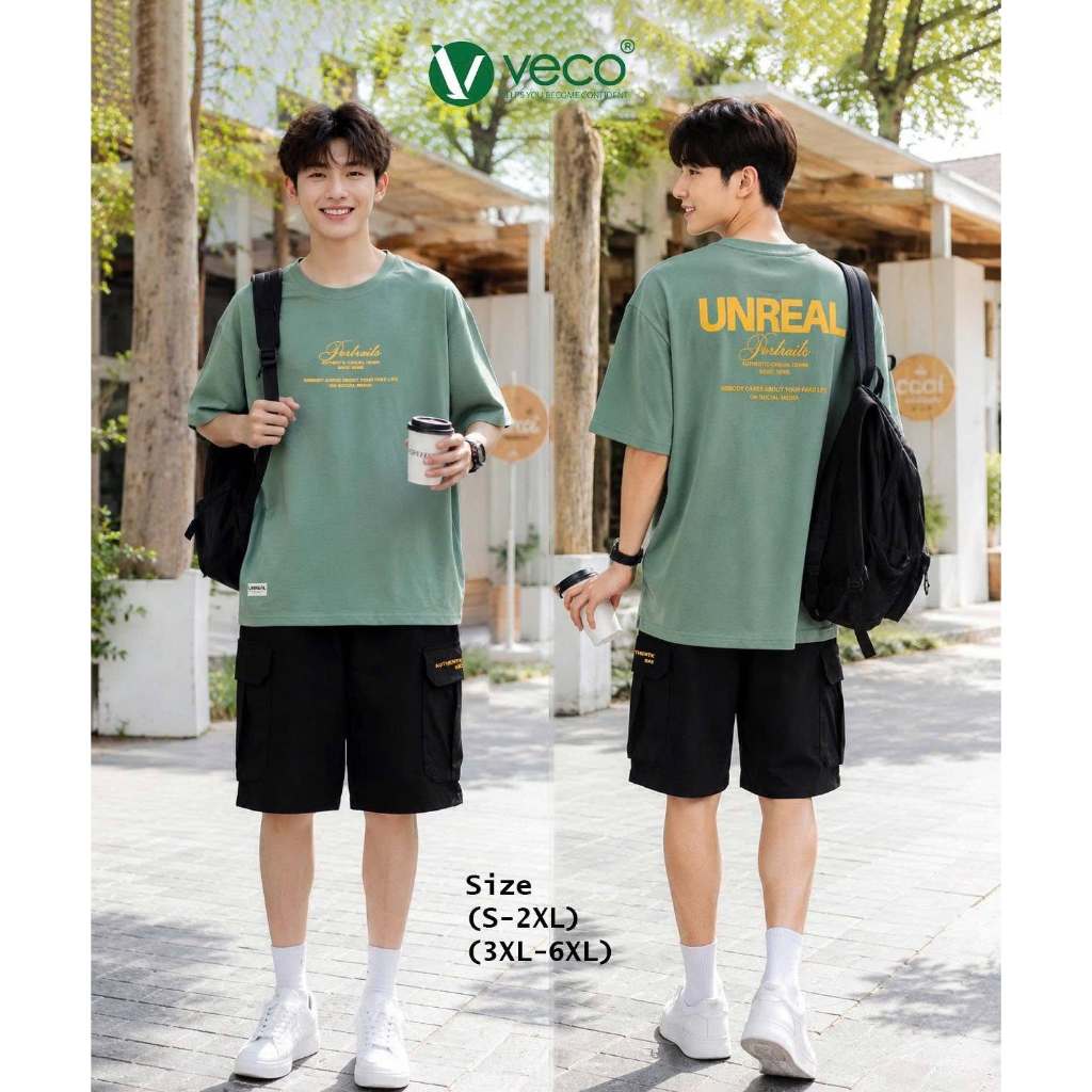 Veco Boys ชุดเสื้อยืด 3xl-6xl