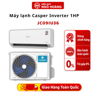 Máy lạnh Casper Inverter 1HP JC09IU36, điều hòa làm lạnh nhanh tiết kiệm điện, vận hành êm - Điện Máy Ngô Hoàng