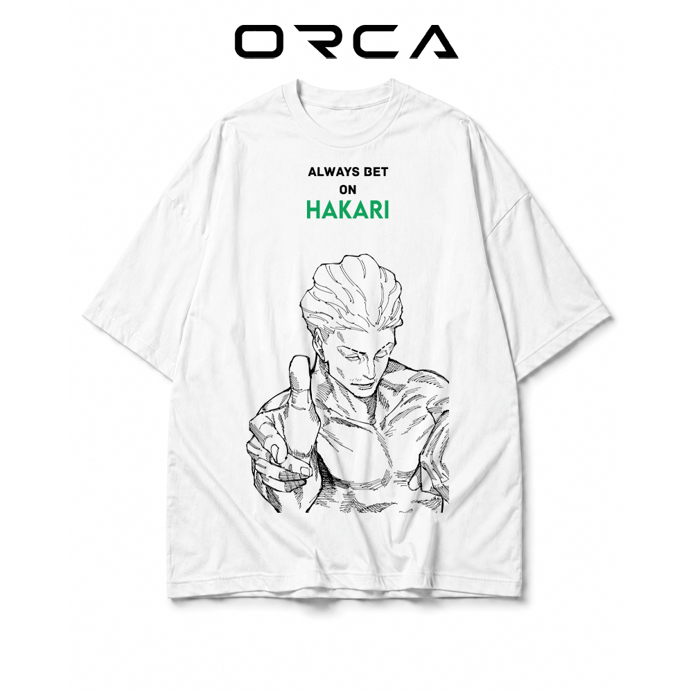 เสื้อยืด Orca พิมพ์ลาย Kinji Hakari Jujutsu Kaisen - ผ้าคอตตอนคุณภาพสูง - ORCA706