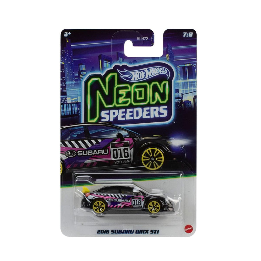 Lehuong Diecast - Neon Speeders 2016 Subaru WRX STI (Chase) รถโมเดล HOT WHEELS HLH72-JKY06