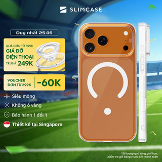 Ốp lưng UNIQUE iPhone 17 / 16 / 15 Series SLIMCASE - Không ố vàng, siêu mỏng, hỗ trợ sạc không dây