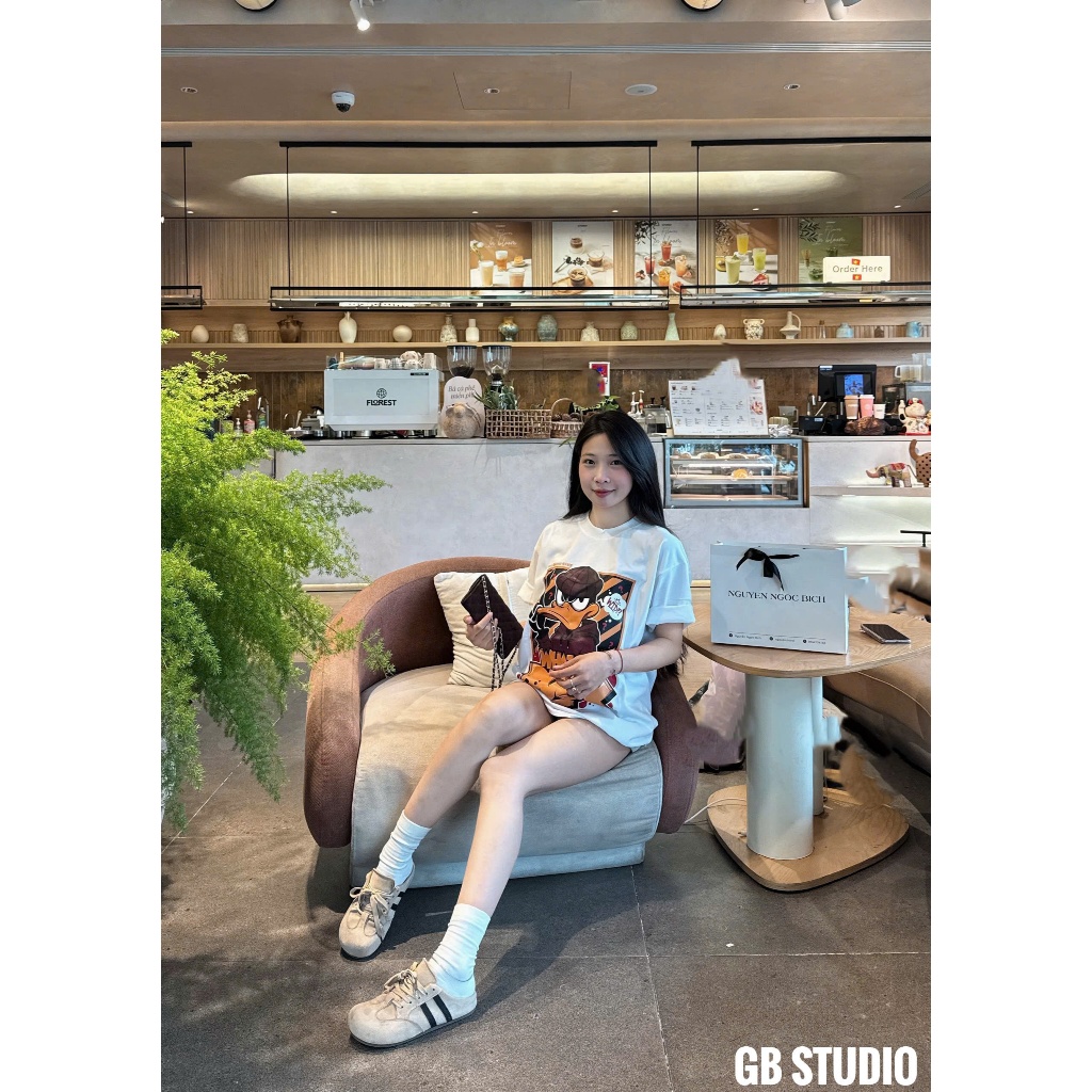 TWINKLE BY THUY: WHAT THE DUCK เสื้อยืดทรงหลวม