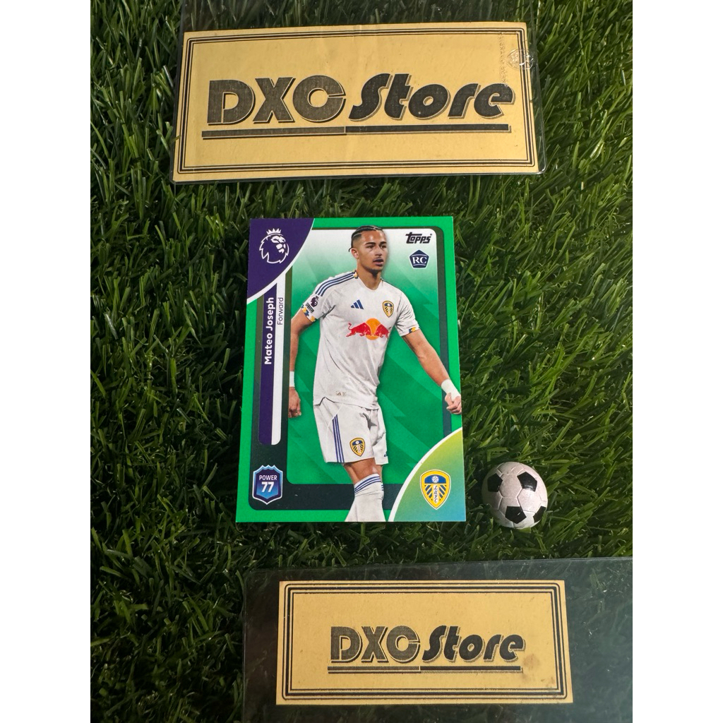 [ ของแท้ ] - RC - GREEN PARALLEL - TOPPS PREMIER LEAGUE 2026 - MATEO JOSEPH (LEEDS UNITED)