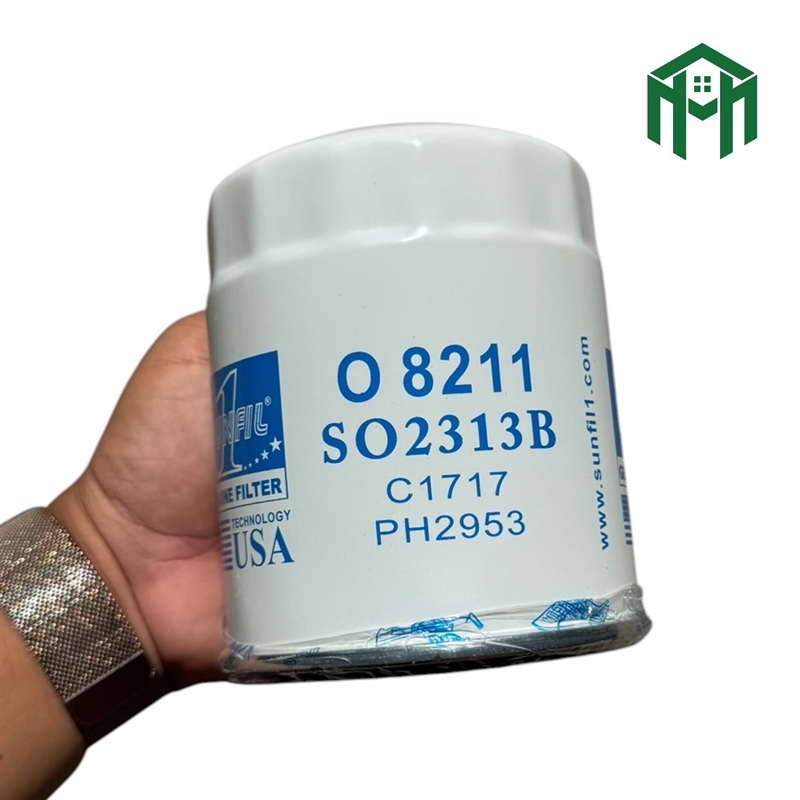 กรองน้ํามันสาร Sunfil, SO 2313B (O 8211, C 1717) สําหรับ HYUNDAI 2T5 KIA 2T5