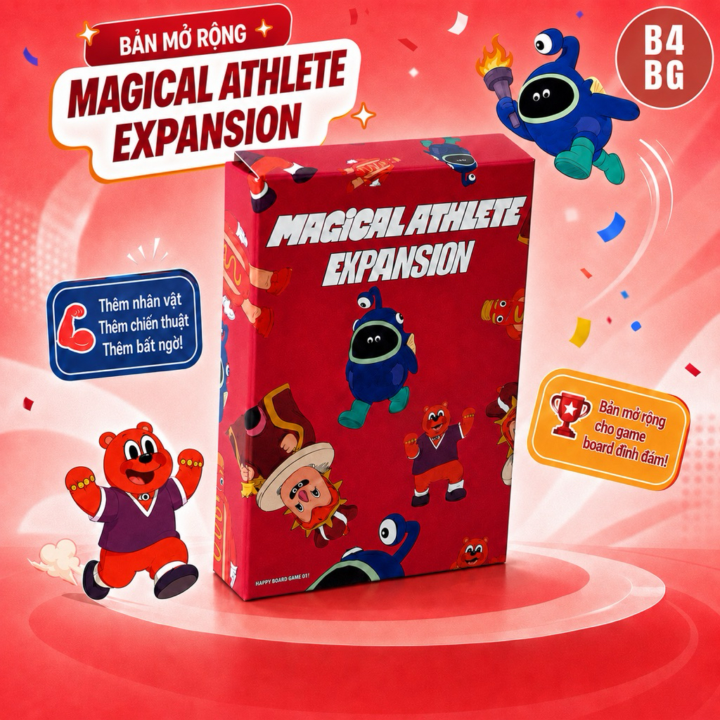 Expansion Magical Athlete เวอร์ชันภาษาอังกฤษ การขยายตัวด้วยตัวอักษร Hot Streak B4KIDS
