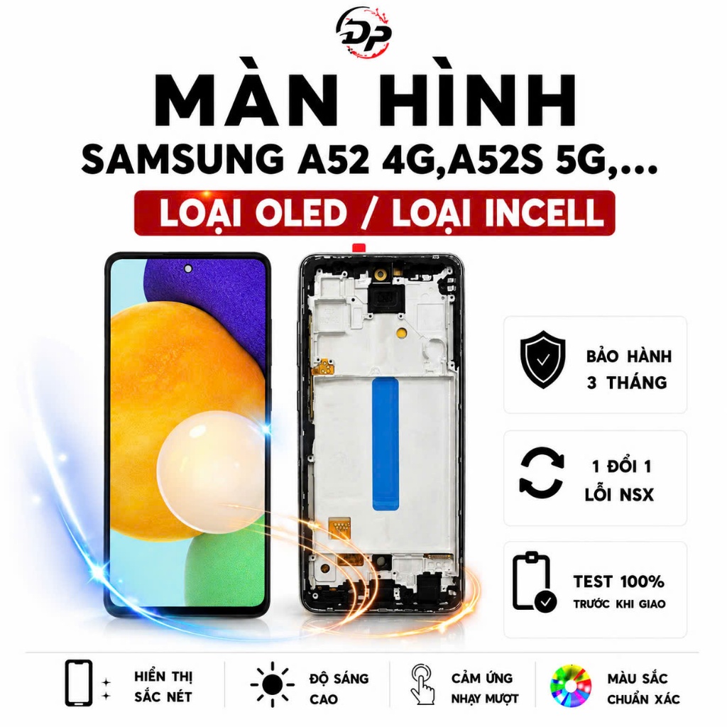 Samsung A52 4G A52 5G A52S 5G A526 หน้าจอ OLED Incell 3 เดือน