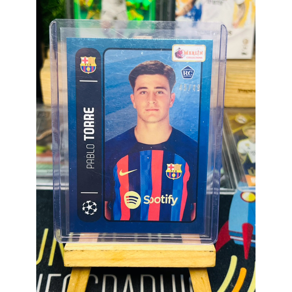 การ์ดฟุตบอลบาร์เซโลนา Pablo Torre /49 RC Topps Heritage 98 2021/22