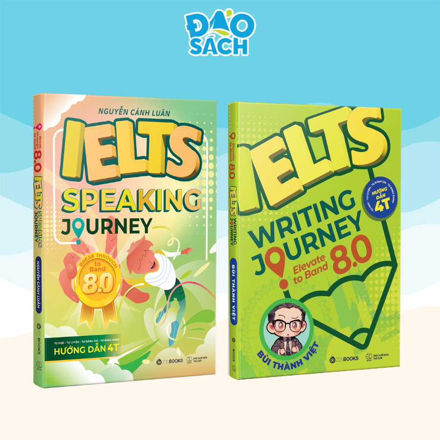 หนังสือ IELTS JOURNEY ขั้นสูง Combo: IELTS พูด 8.0 และ IELTS Writing 8.0