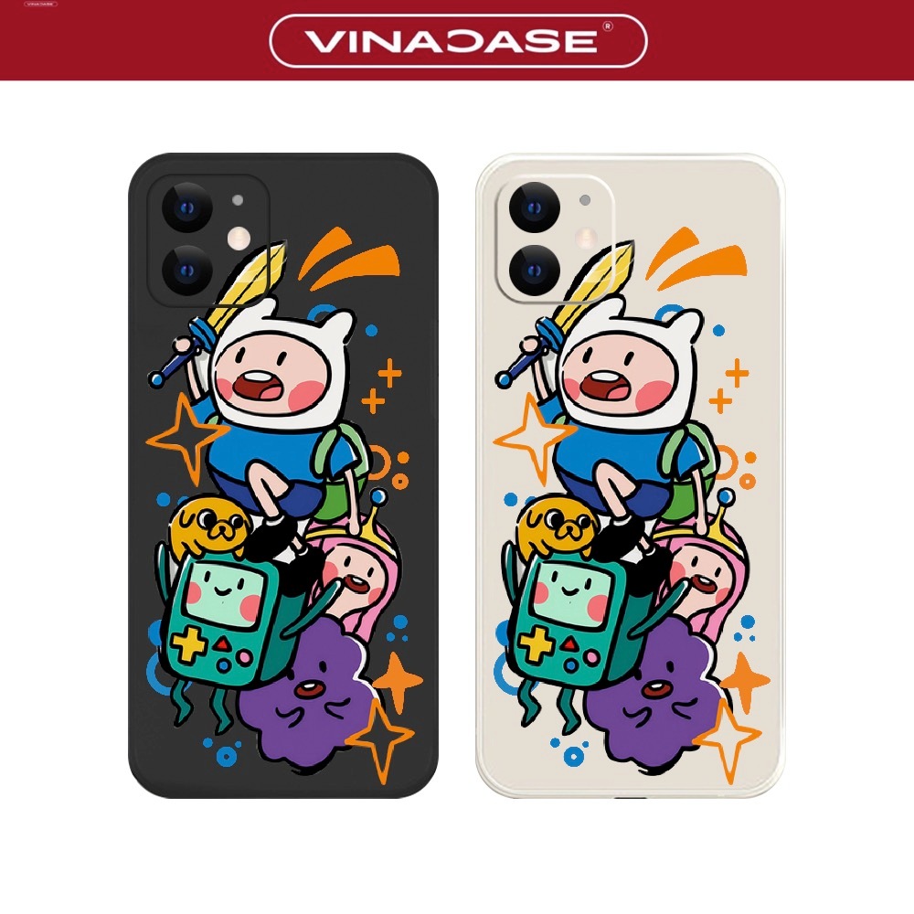 IPhone 17 Pro Max/16 Pro Max/15 Pro Max/14 Pro Max/13 Pro Max TPU Square Edge Ad Venture Time Case