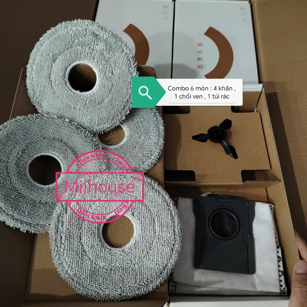 Combo 6 ชิ้นสําหรับ Dreame D20 Ultra, D30 Ultra, L30 Ultra / Dreame X30 Dreame X30 Master / X30 Pro 