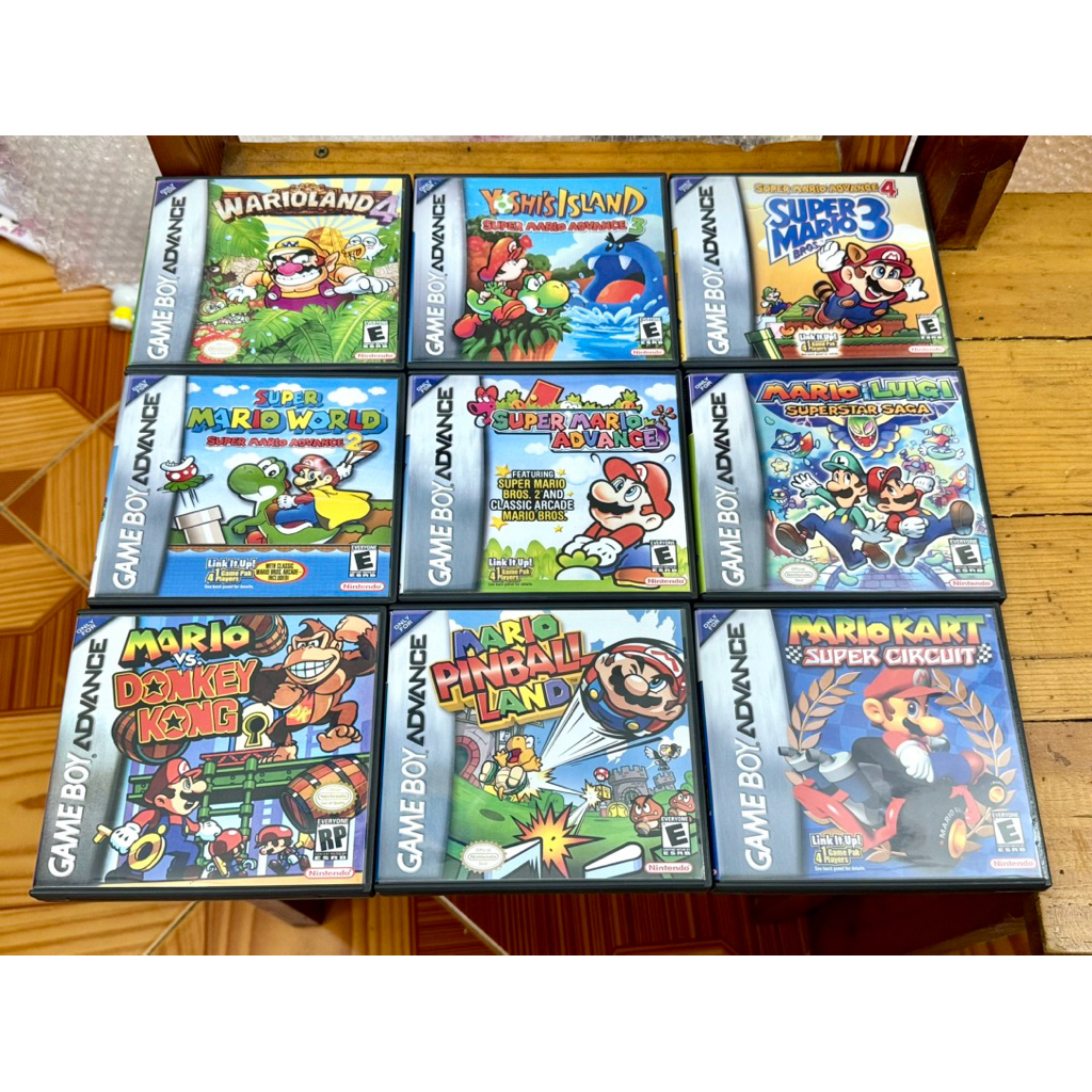 กล่องทดแทนแบบกําหนดเองสําหรับตลับเกม GBA Game Boy Advance จากกล่องเดิม/เดิม NDS/DS