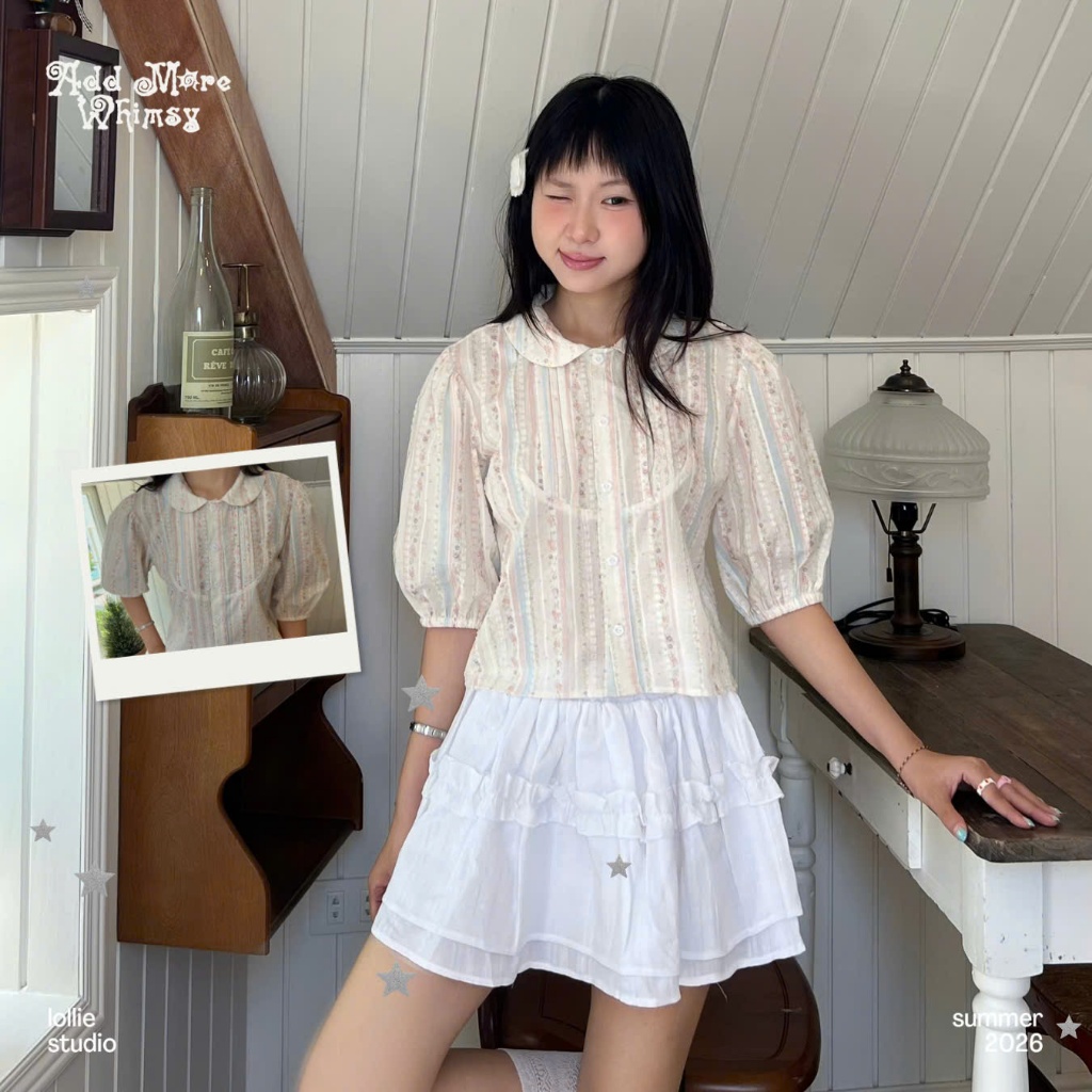 LOLLIE STUDIO - เสื้อคิโยโกะ TKA511
