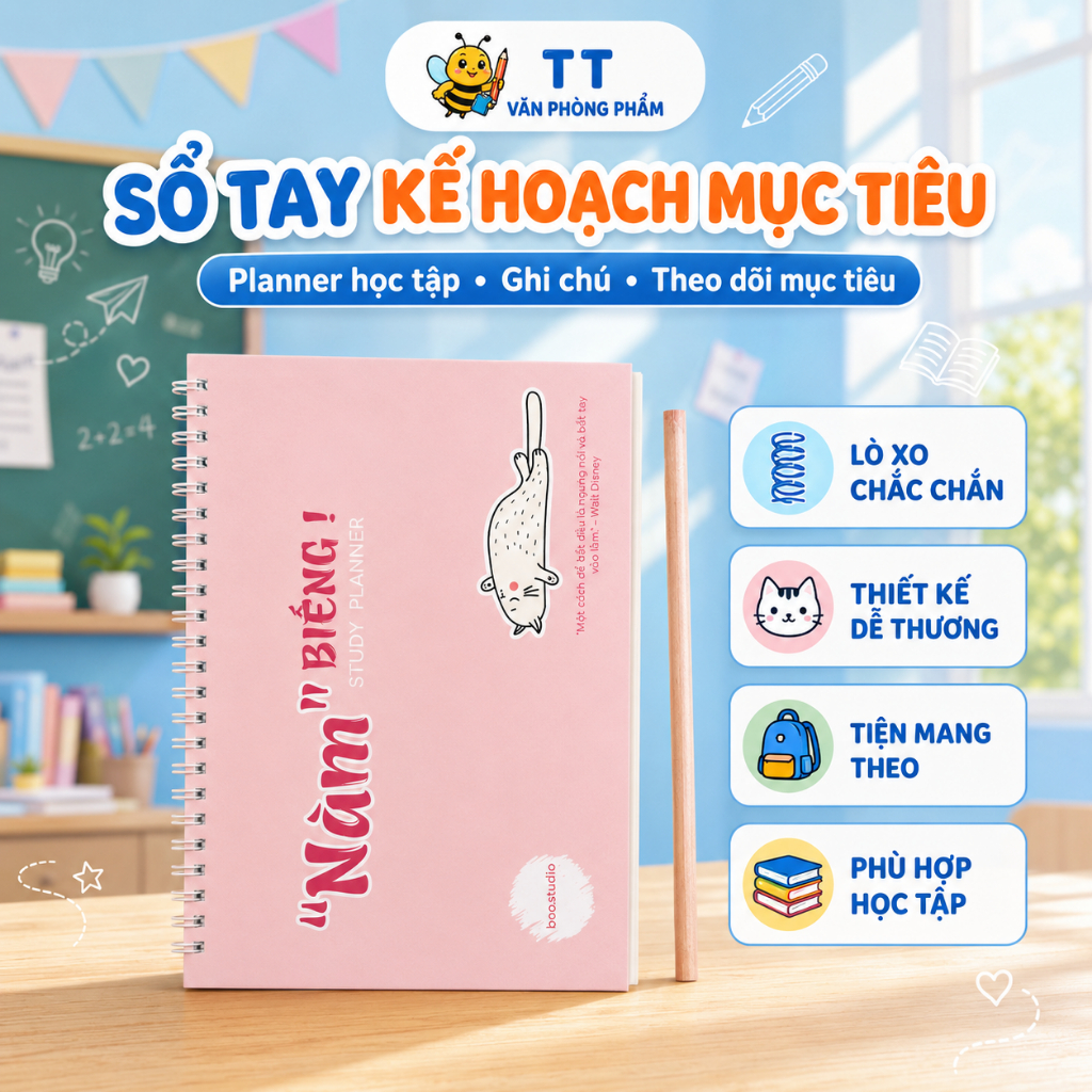 [2026 Update] Daily Planner A5 Goal Planner - 5 นาที Planner