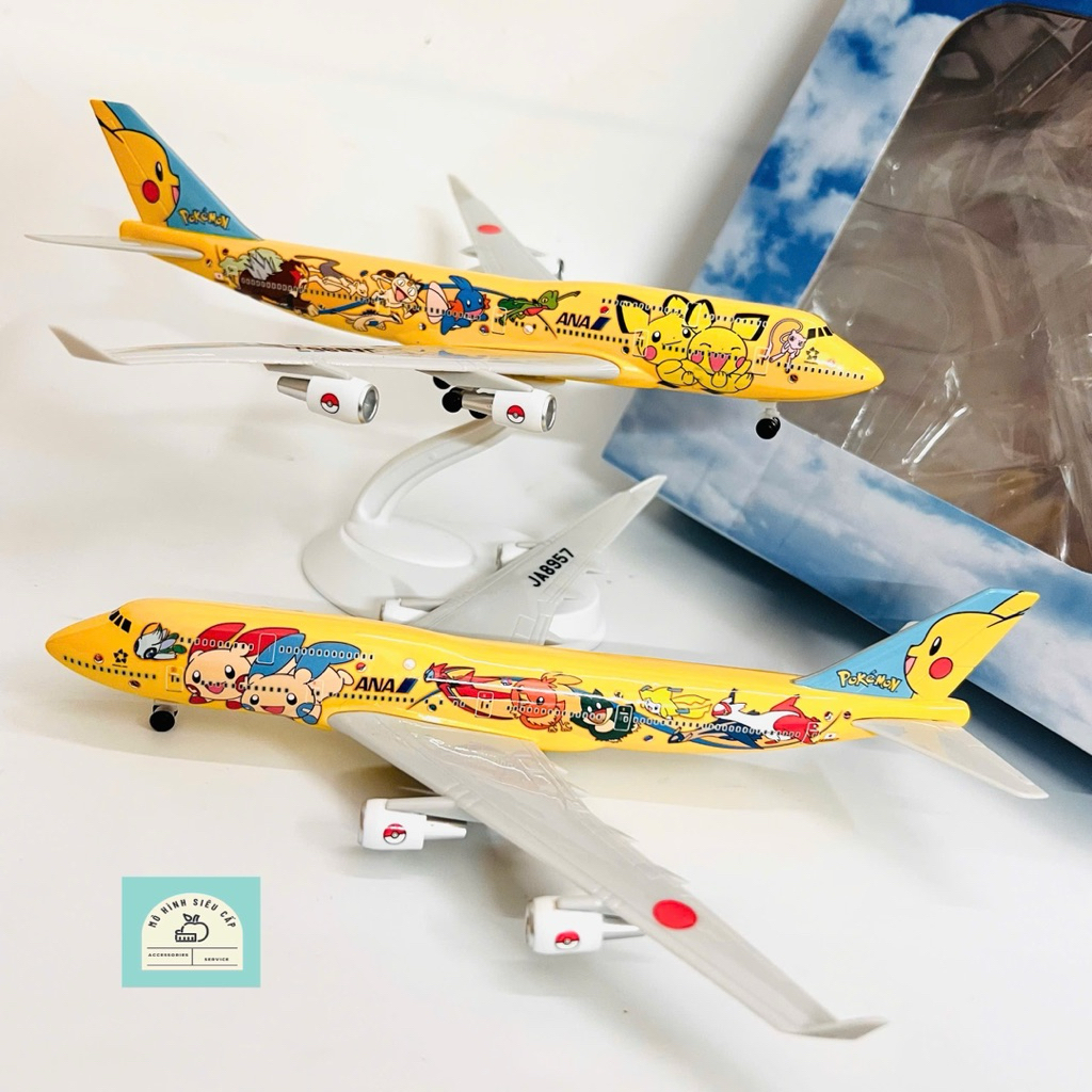 EXTREMELY BEAUTIFUL BOEING 747 AIRCRAFT MODEL JAPAN (ANA) POKEMON