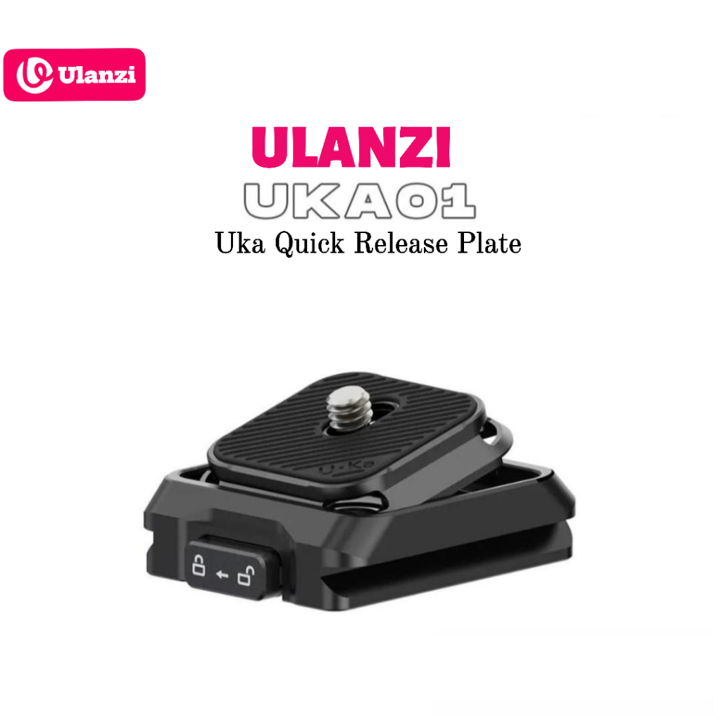 Ulanzi:Uka 01 ชุดถอดแยกชิ้นส่วนอย่างรวดเร็ว มาตรฐาน Uka เข้ากันได้กับความจุโหลด F38 ของ 20 กก.