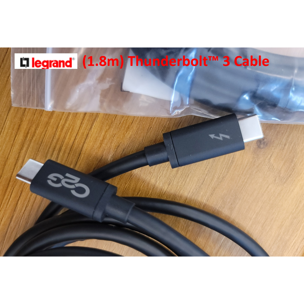[C2G ของแท้ - สาย Legrand] Thunderbolt 3 (1.8m) C2G Legrand