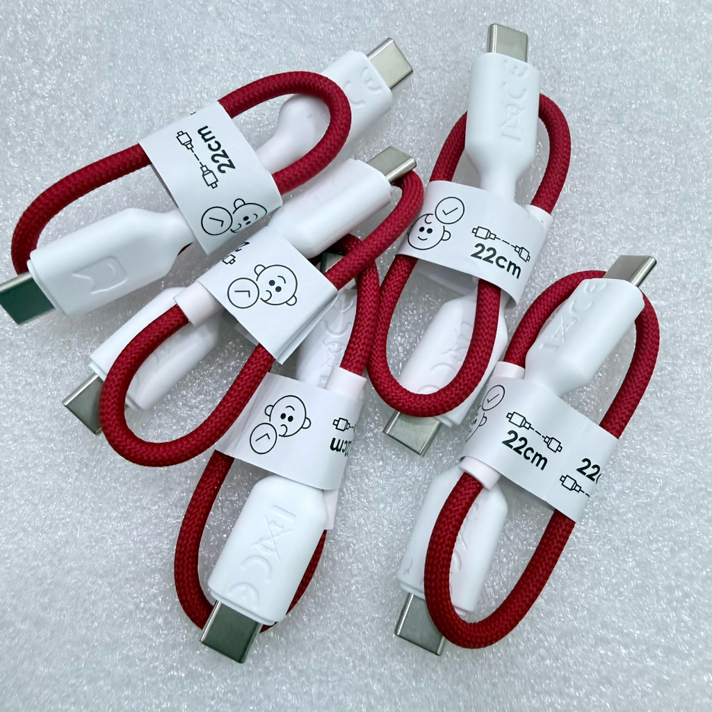 สายชาร์จสั้น C to C 3A 60W Tonies 22cm ใหม่ (ไม่มีกล่อง)