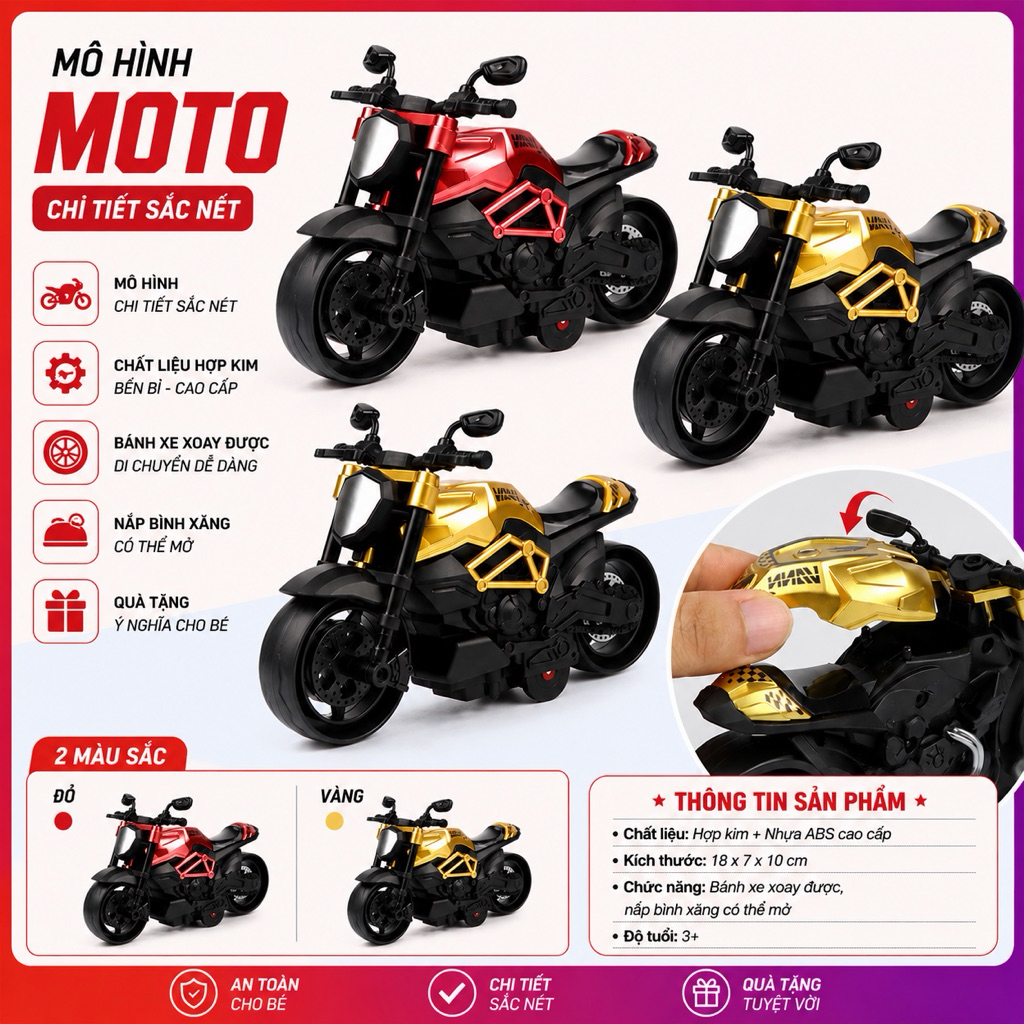 ️ รุ่น mini Inertia Motorcycle