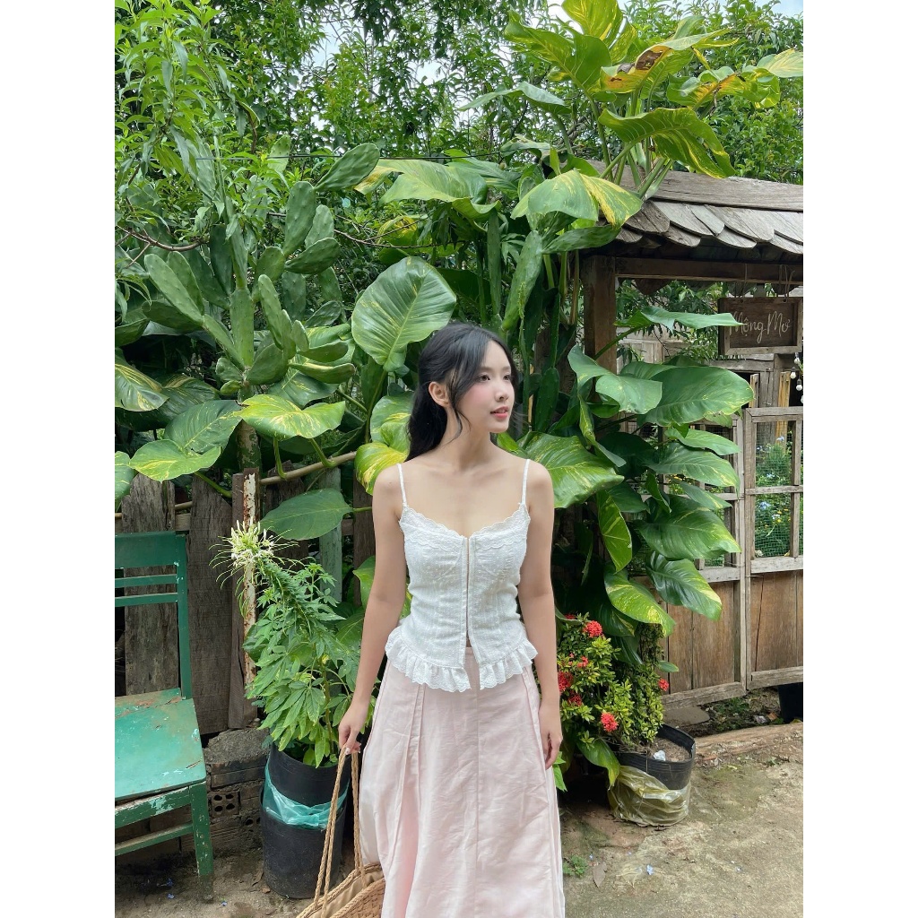 เสื้อเชิ้ตสองชิ้นกระดุมระบาย [บ้านวันพีช]
