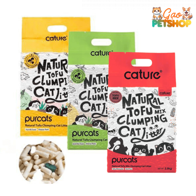 Cature Tofu Soy Cat Bag 6L/L - ทรายแมว Natural Tofu & Bentonite