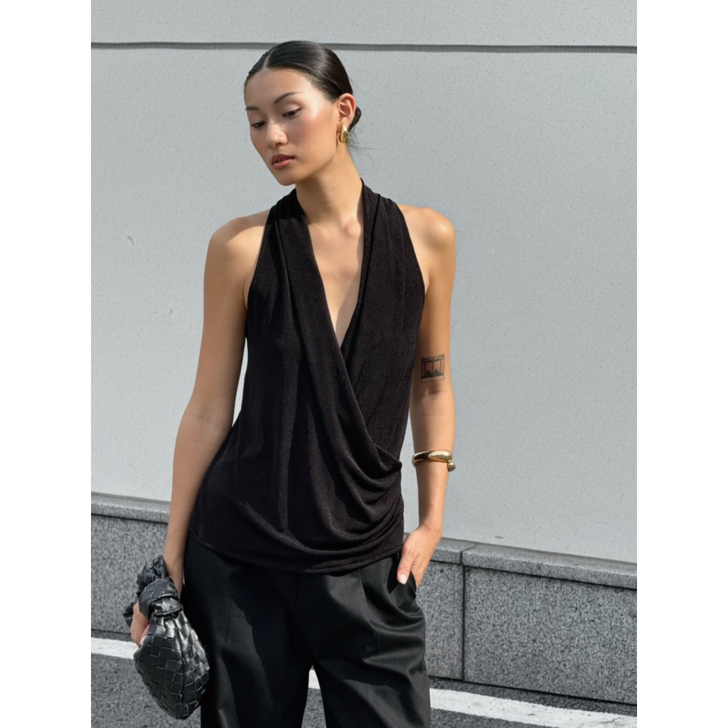 ผ้าม่านเที่ยงคืนด้านบน | เสื้อยืดเฉียง (รูปเดิม)
