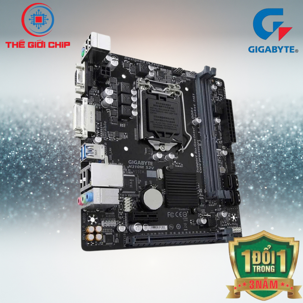 เมนบอร์ด (บอร์ดหลัก) Gigabyte H310M S2V (m-ATX) ฉันเหมือนใหม่ 36 เดือนโดยซัพพลายเออร์