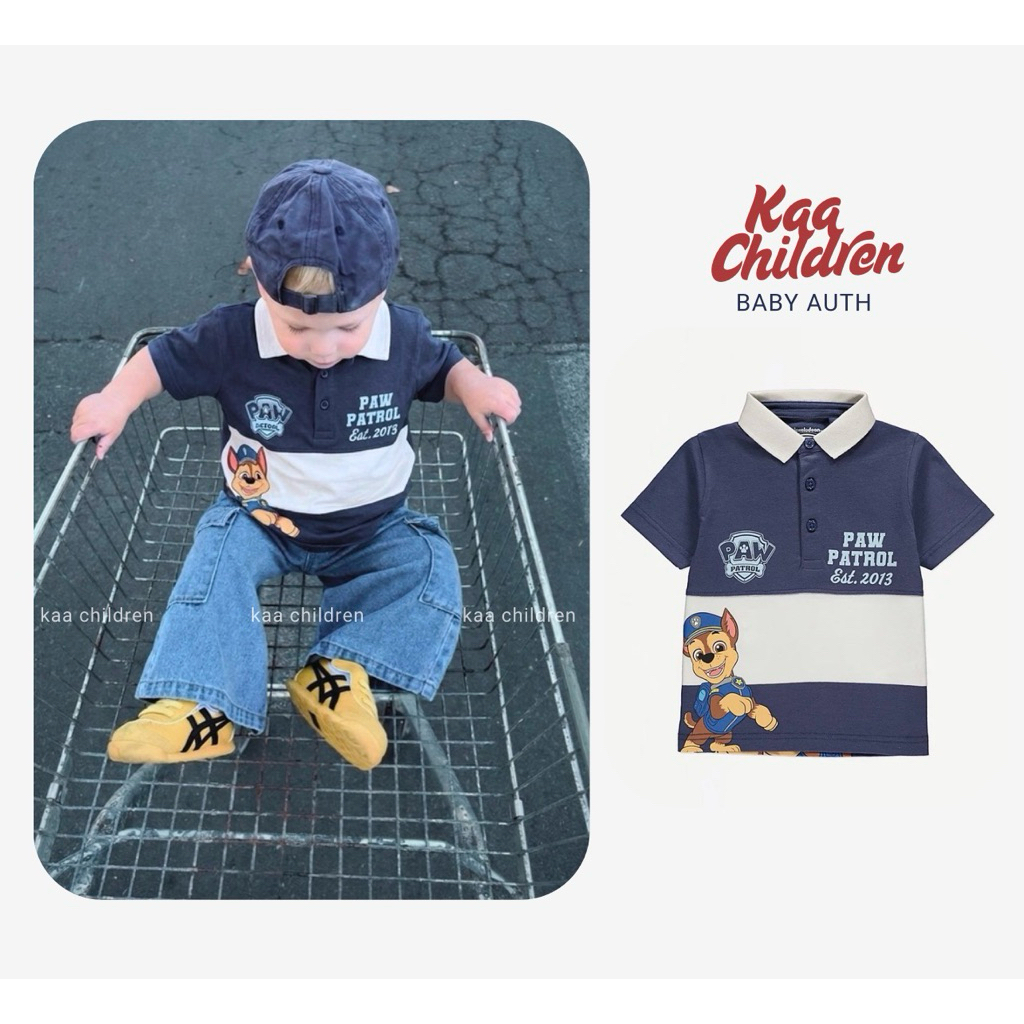 เสื้อโปโล Paw Patrol Navy for Boys - ของแท้ UK