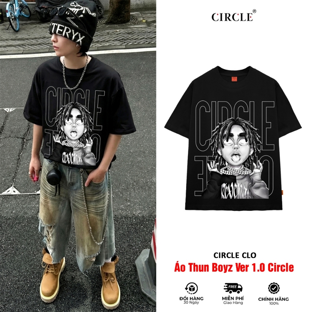 Boyz Ver 1.0 Circle เสื้อยืดผ้าฝ้ายคุณภาพสูง Unisex - CIRCLE CLO