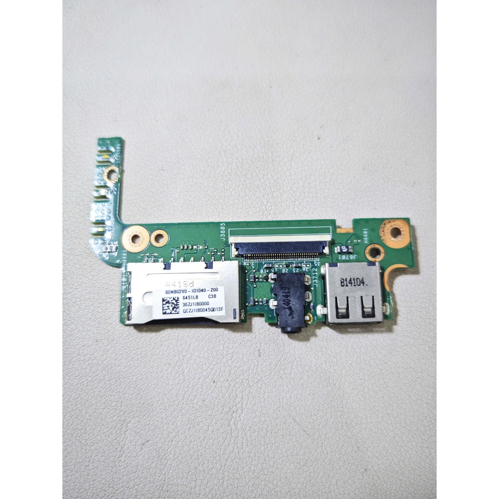 บอร์ดพอร์ต USB แล็ปท็อปเสียง Asus S451 K451L V451L S451L 60NB02V0 แกะ