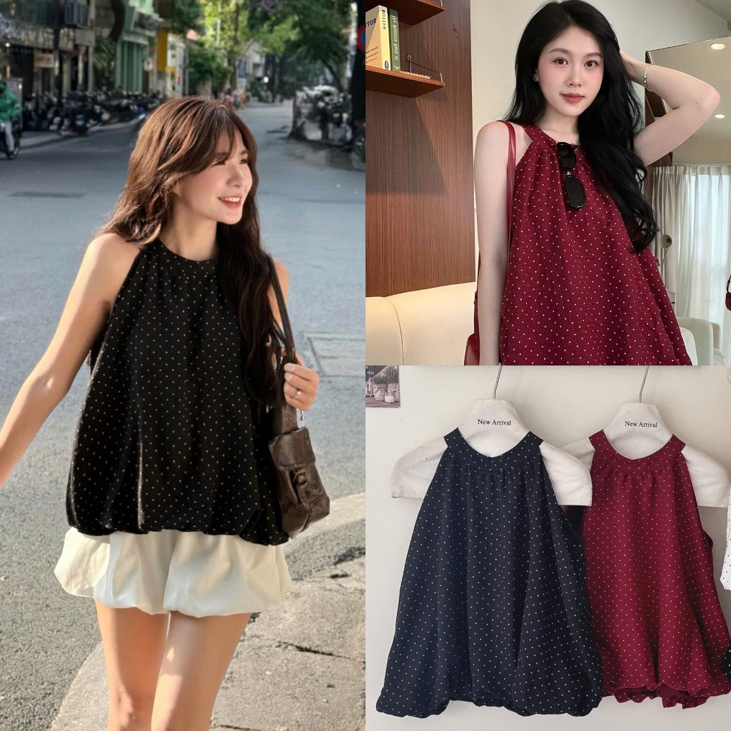 เสื้อคอเต่าลายจุด 3 สีสําหรับผู้หญิง the.sweather TSW