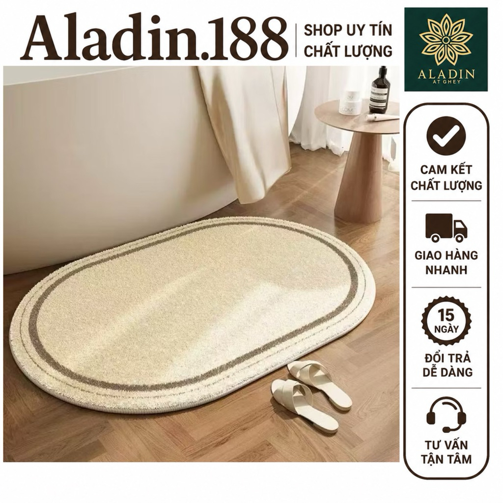 BATHROOM FLOOR CARPET, CASHMERE FUR CARPET, ELEGANT LUXURY MINIMUM STYLE, QUICK ABSORBENT, ANTI-SLIP
