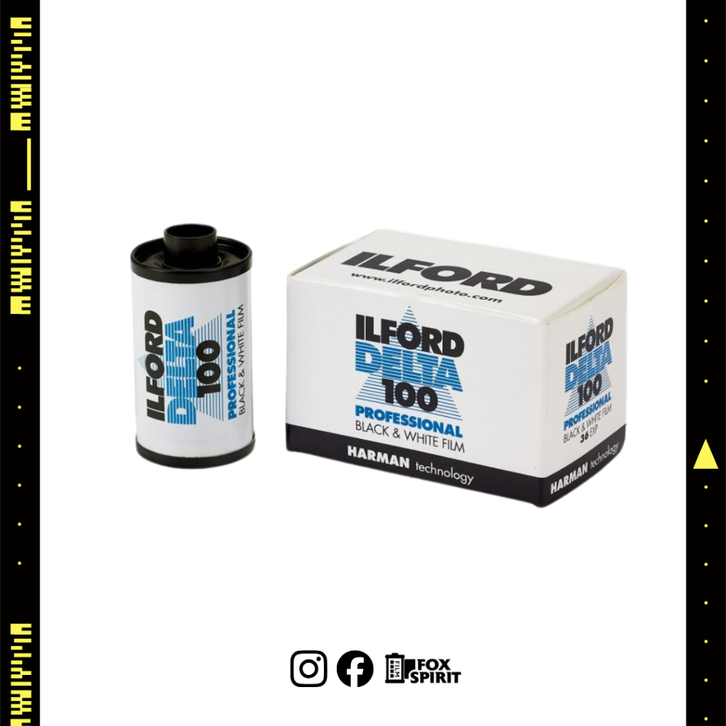 ฟิล์ม Ilford Delta Professional 100 B&W - ฟิล์ม 35 มม. / 120 BW - ISO 100 - ม้วน