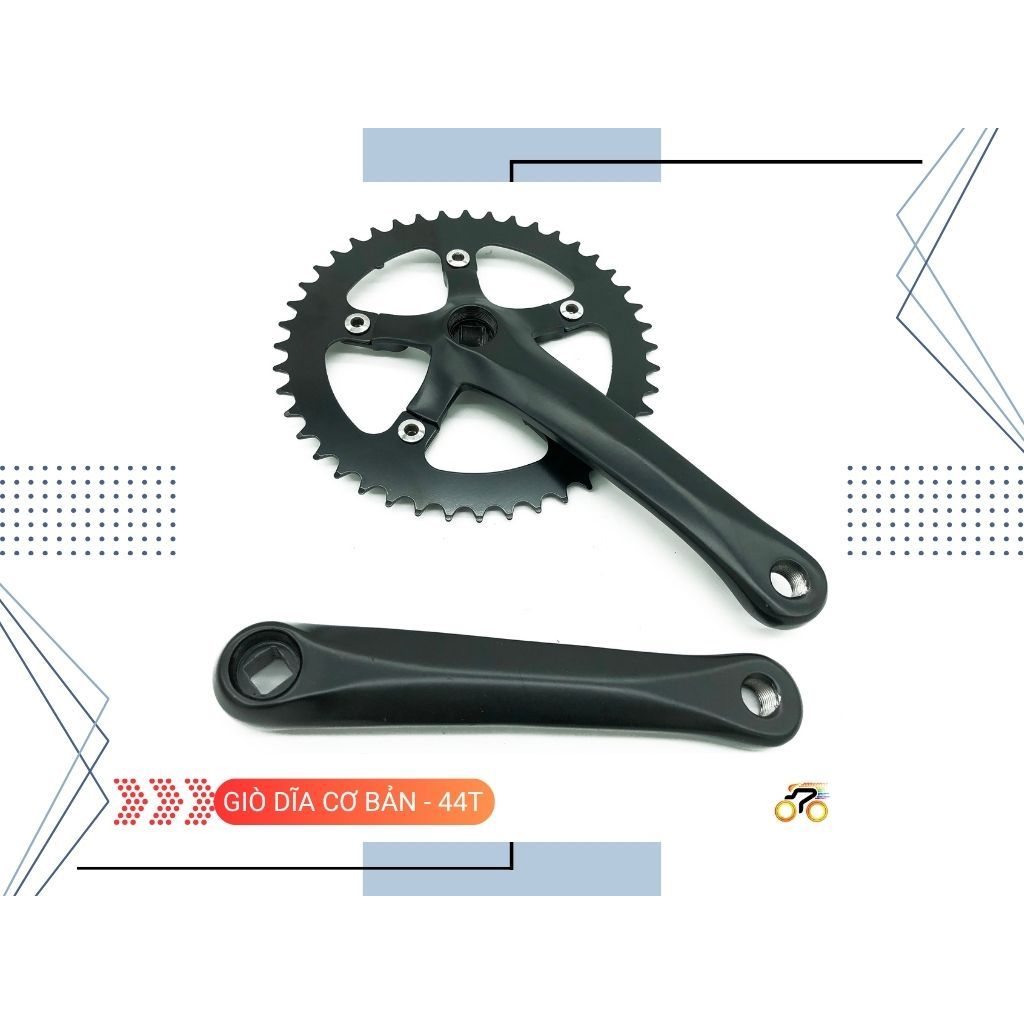 FIXED GEAR BIKE SPRINGS - BASIC 44T - อลูมิเนียม (SQUARE CORE)