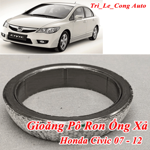 Honda Civic 2007-2012 1.8 2.0 R18A K20Z ปะเก็นไอเสียกรวยท่อไอเสียปะเก็น 3 รู Bolt