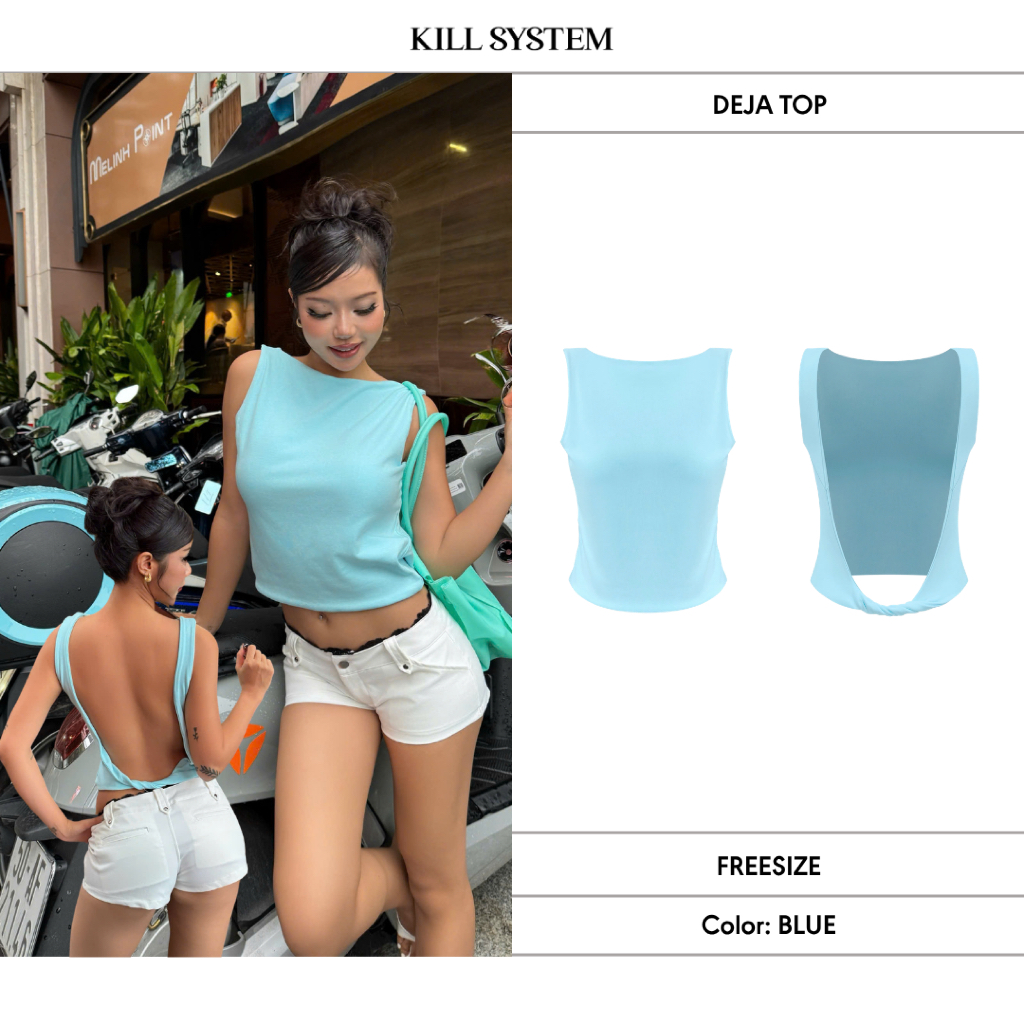 เสื้อยืดเว้าหลัง DEJA - KILL SYSTEM