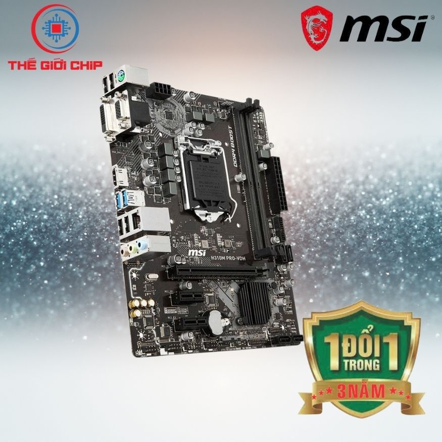 MSI H310M PRO-VDH PLUS เมนบอร์ดเหมือนใหม่ 36T โดยซัพพลายเออร์