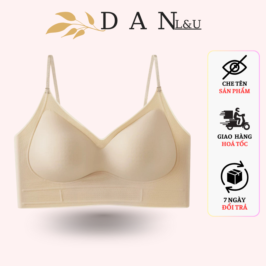 DAN L&U B6611 Natural Support Soft 4-Way Stretch Rimless Bra