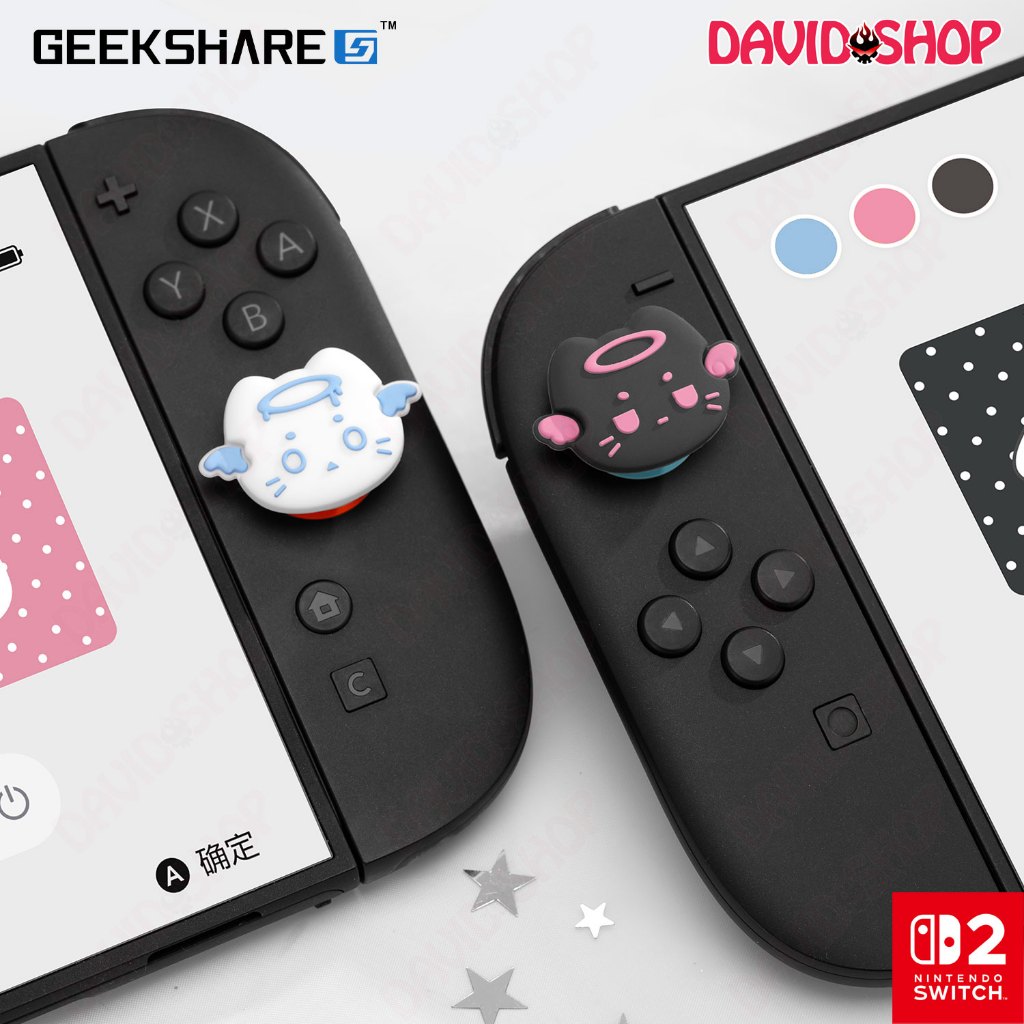 ลูกบิดอะนาล็อกแมววิญญาณ (GeekShare) สําหรับ Joy-Con 2, Pro Controller 2 - Nintendo Switch 2