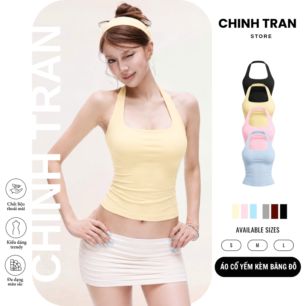 [BAND INCLUDED] เสื้อคอปกบอดี้คอนเซ็กซี่และไดนามิกหลายสี - Chinh Tran Store
